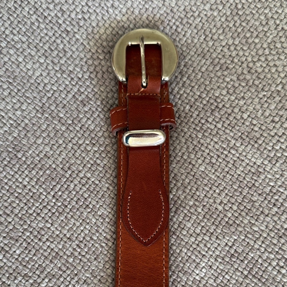 Brown Leather Women’s Belt